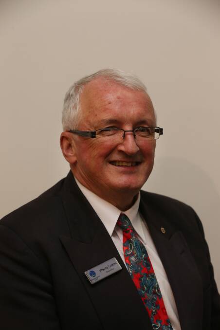 Wayne Oakes during his time on Corangamite Shire council. 