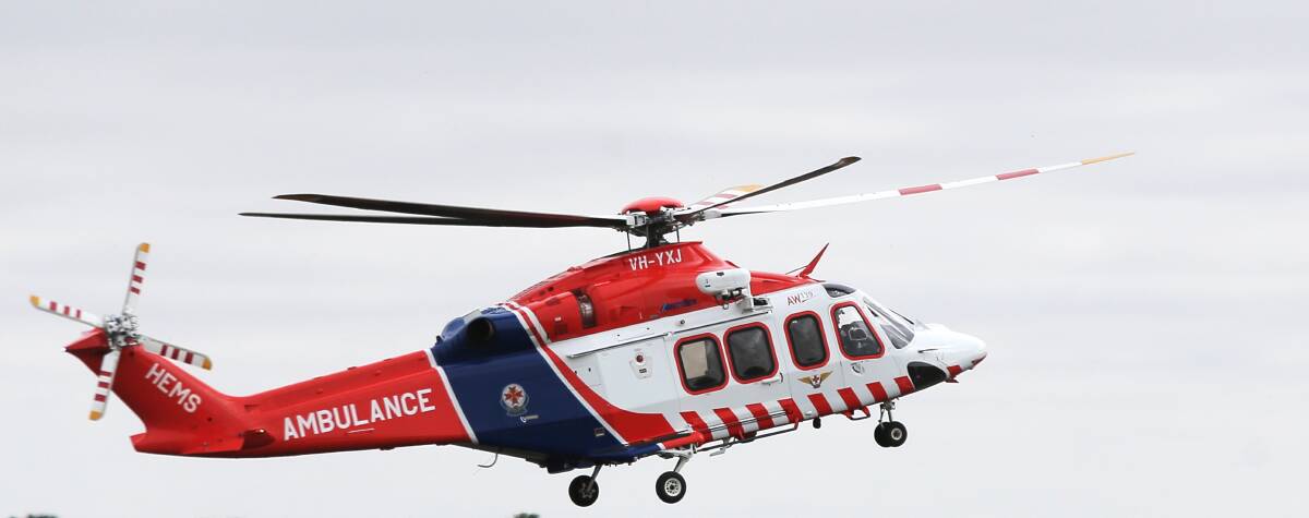 Emergency helicopter warning after delays