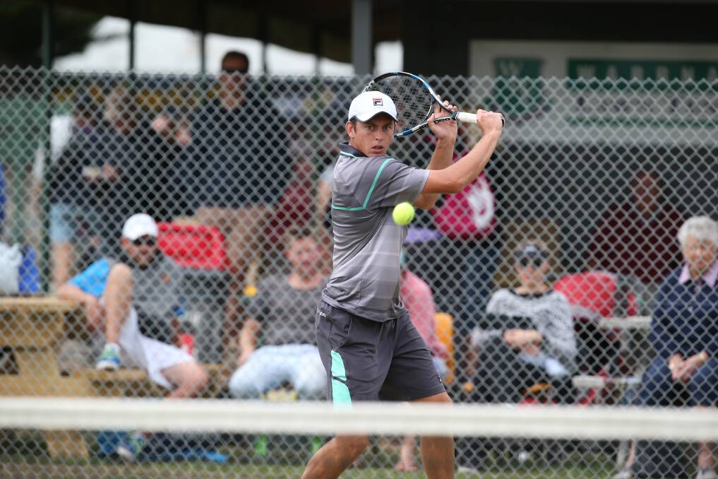 Back in town: Two-time winner Andrew Whittington is back for the Warrnambool Lawn Tennis Club Labour Day tournament. 