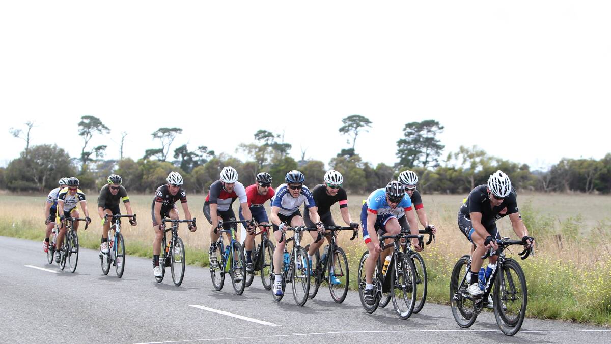 TIGHT FIELD: Warrnambool Veterans Cycling Club spokesperson Barry Warren says the Camperdown to Warrnambool Veterans Race could be a bunch finish thanks to the new course.