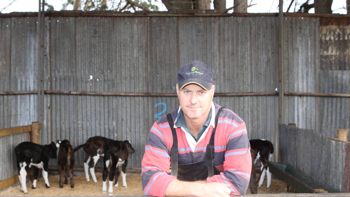 United Dairyfarmers of Victoria president Adam Jenkins, of South Purrumbete.
