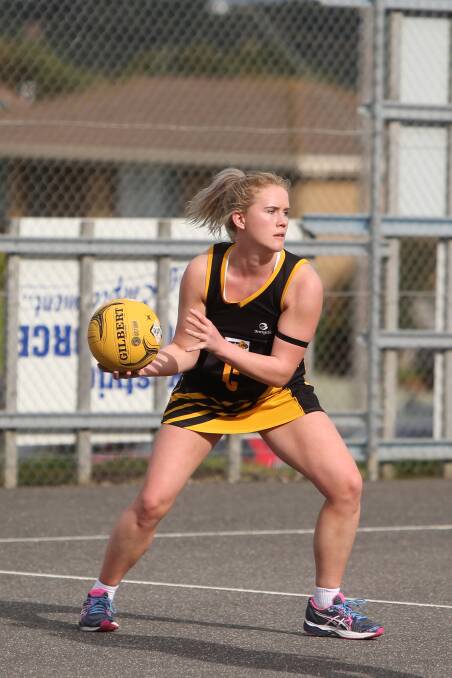 WELCOME: Chantelle Moloney pictured during her first stint with Merrivale. Moloney will be back in the yellow and black for the 2019 season. 