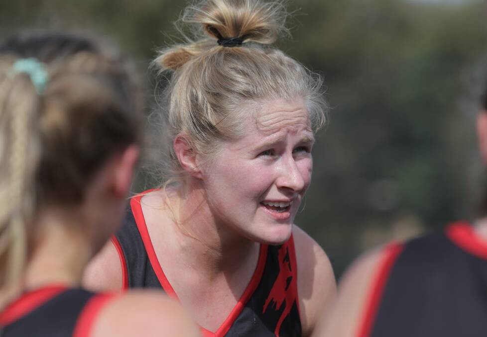 FORWARD FOCUS: Cobden coach Nadine McNamara has led the Bombers to their second grand final appearance - 19 years after their first.