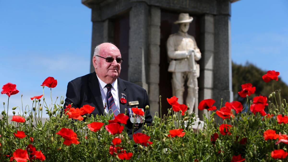 Looking forward, looking back: Warrnambool RSL Sub-branch president and Vietnam veteran John Miles says veteran welfare and support is a major focus of the RSL. Picture: Rob Gunstone