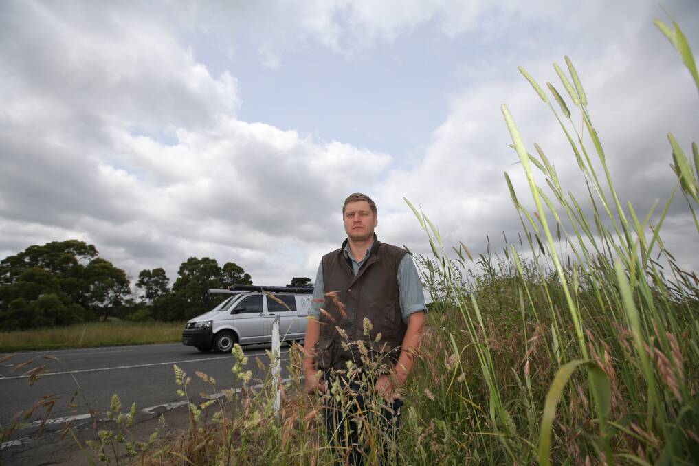 APPROVED: Moyne Shire councillor Daniel Meade put forward a notice of notion at Tuesday's monthly meeting to fund roadside vegetation reduction.    