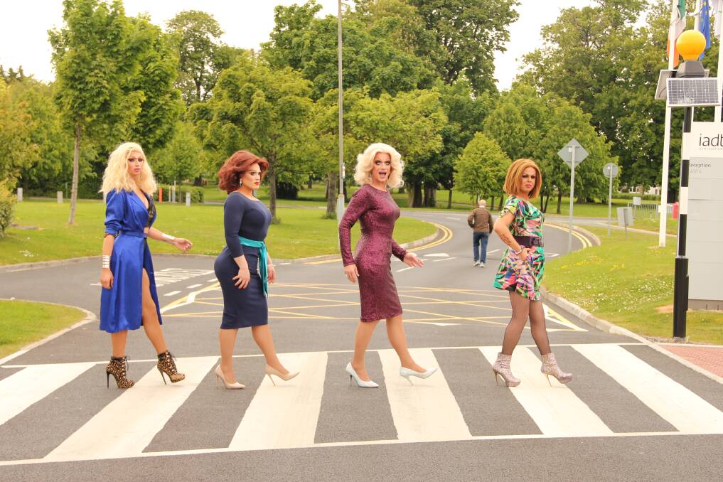 Panti Bliss, aka Rory O'Neill, third from left, in The Queen of Ireland. Bliss was a figurehead of the marriage equality movement in the lead-up to Ireland's vote on the issue.