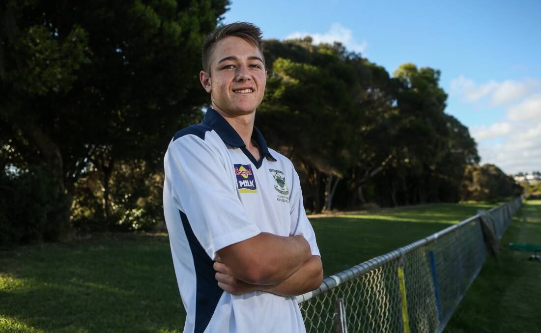 READY: Brody Couch is preparing to play his maiden Victorian Premier Cricket firsts game against Ringwood on Saturday.