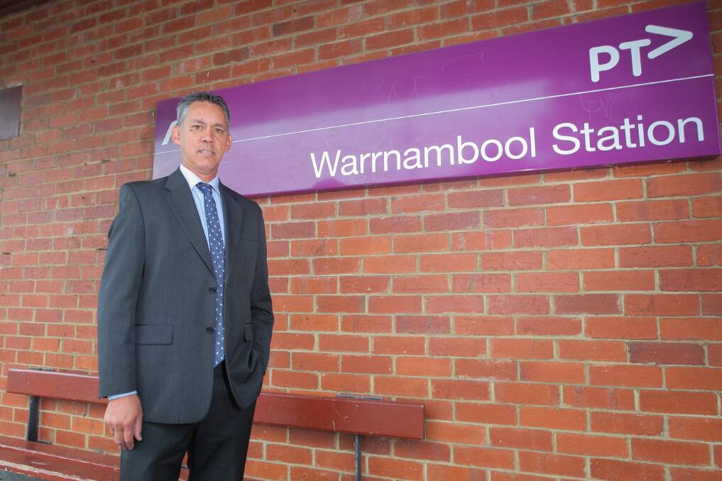 Full steam ahead: Warrnambool City councillor Mike Neoh is pushing for a clear plan from state government to improve the region's train service. Picture: Morgan Hancock