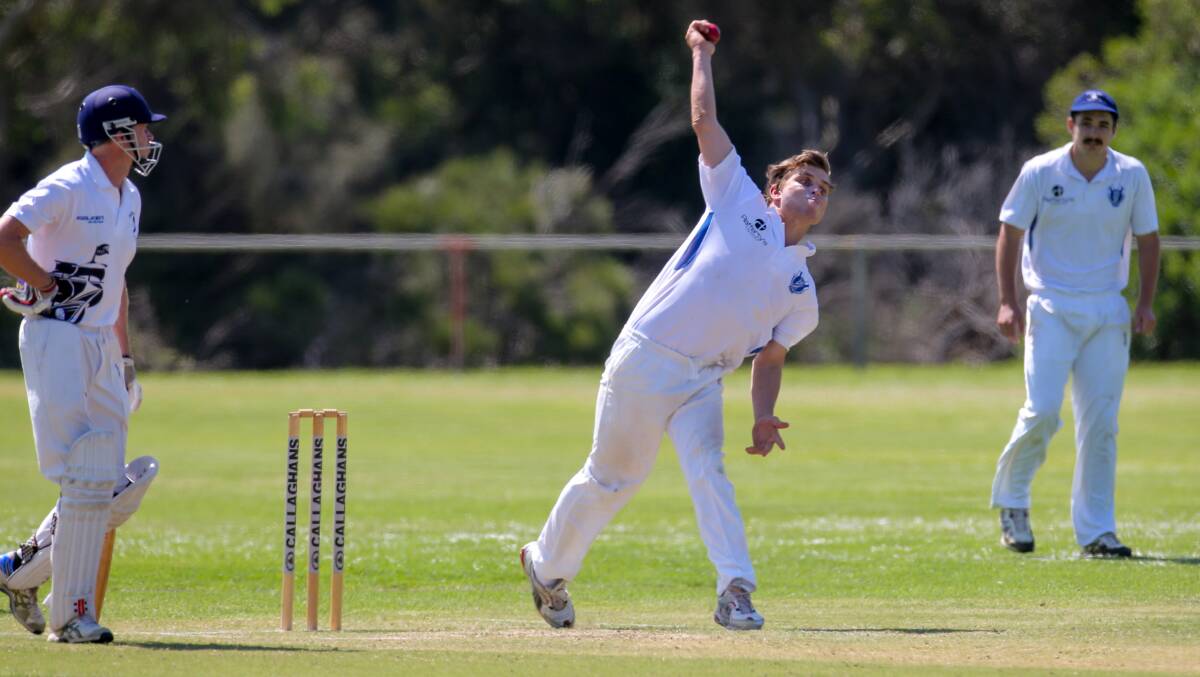 IN FORM: Russells Creek bowler Joe Kenna took 6-17 in his side's victory on Saturday. Picture: Rob Gunstone