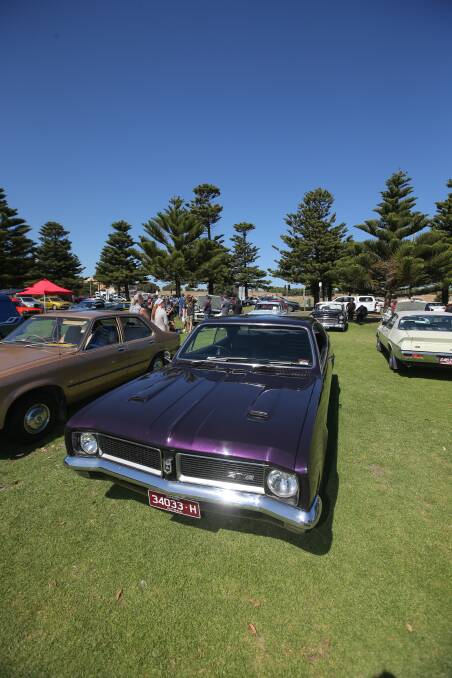 The Standard's MORGAN HANCOCK captures all the action at the Holden car club's show'n'shine at Lake Pertobe on Saturday.