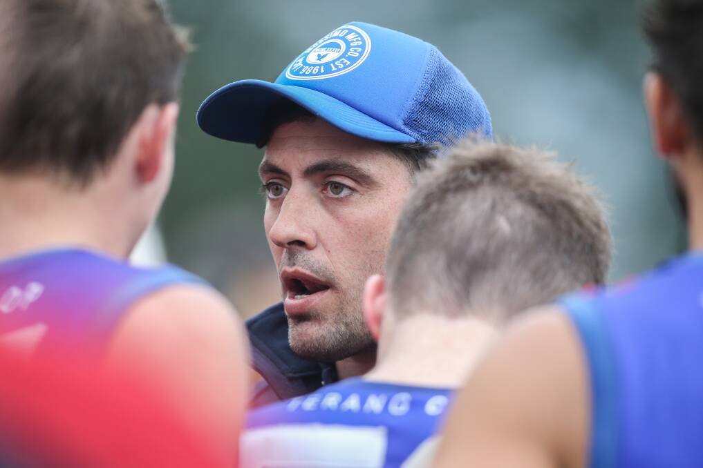 HIGH HOPES: Terang Mortlake coach Michael Sargeant believes his side would improve as the season progresses with several new players.