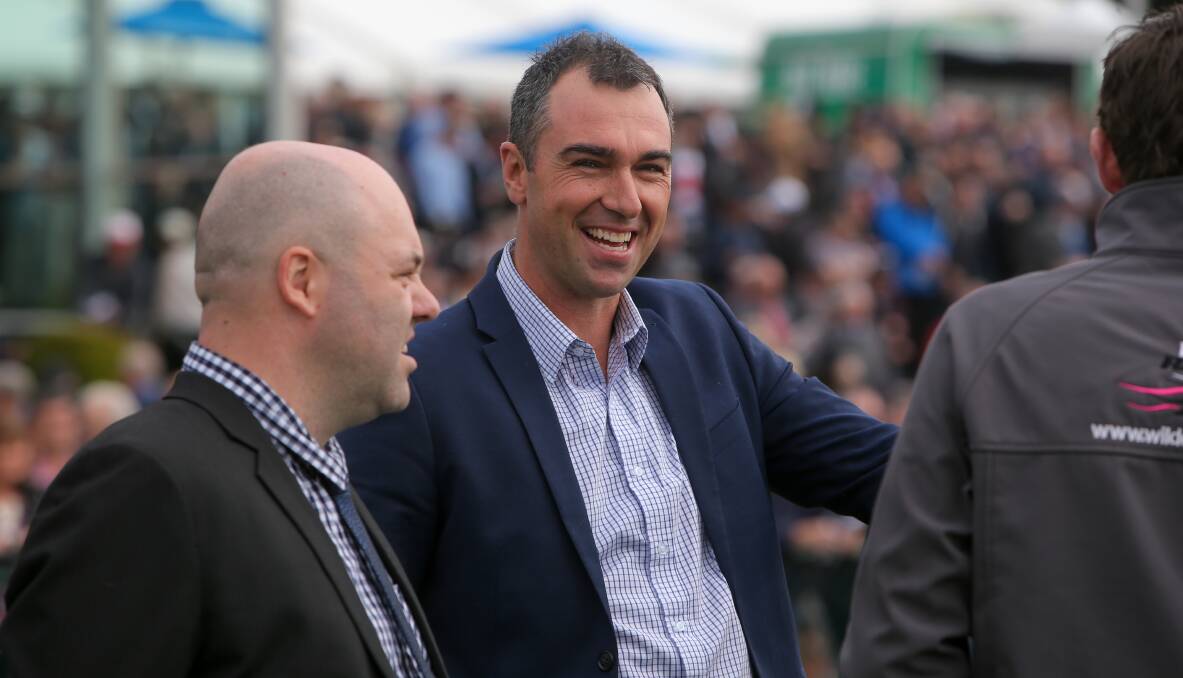 CLASS: Warrnambool trainer Symon Wilde took home a Colac Cup after Floral Fever scored on Sunday. Picture: Rob Gunstone