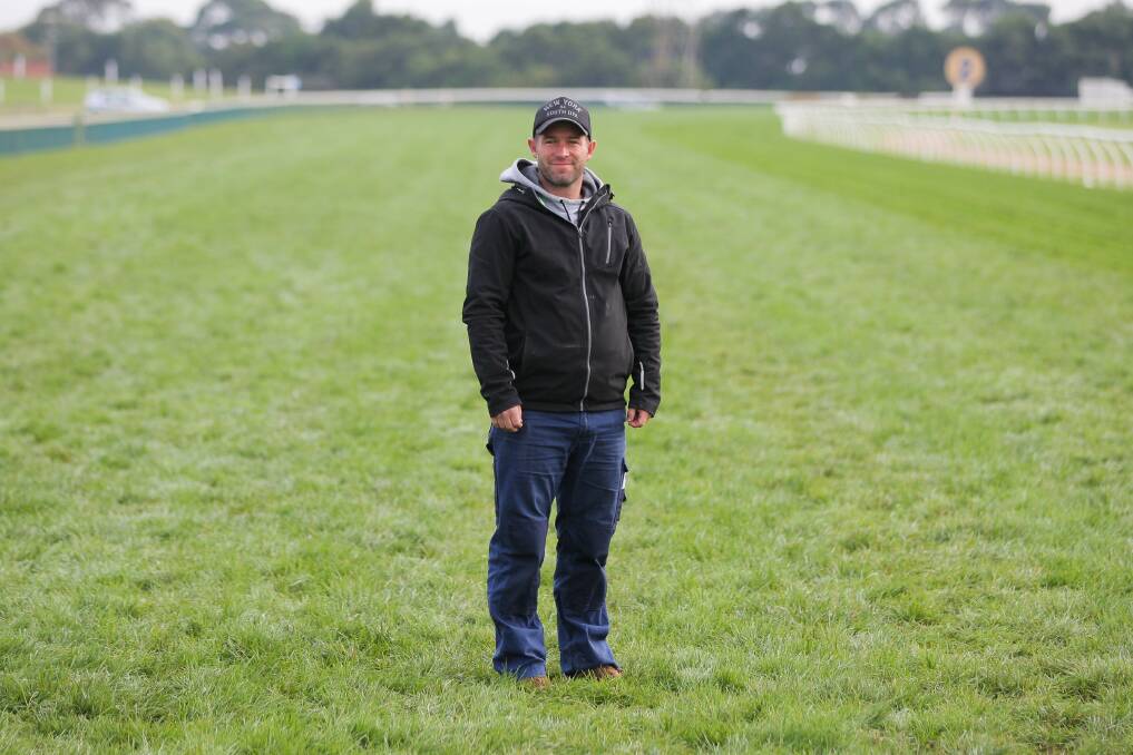 Confident: Warrnambool Racecourse manager Daniel Lumsden says he believes Thursday meeting will go ahead despite heavy rains this week. Picture: Morgan Hancock