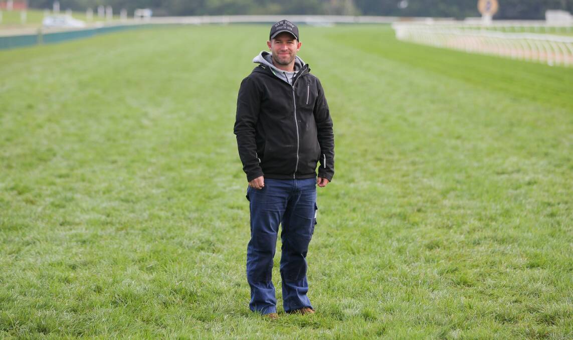 BRING YOUR GUMBOOTS: Warrnambool Racecourse manager Daniel Lumsden says higher than average rainfall makes for a heavy track. Picture: Morgan Hancock