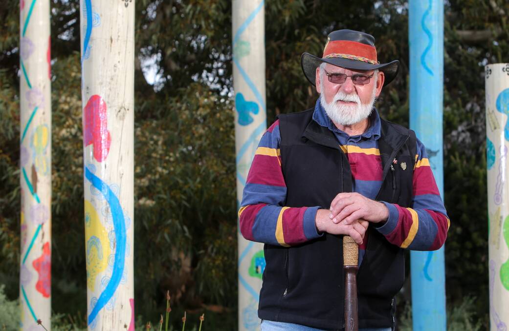 CHANGED NEEDED: Warrnambool elder Robbie Lowe hopes his great grandchildren are not victims of racism like he was growing up. 