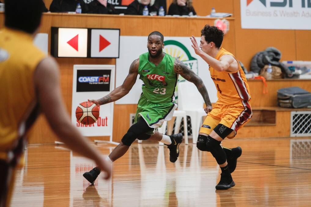 GAME-CHANGER: Xavier Johnson-Blount is averaging 32 points a game for Warrnambool Seahawks in 2019. 