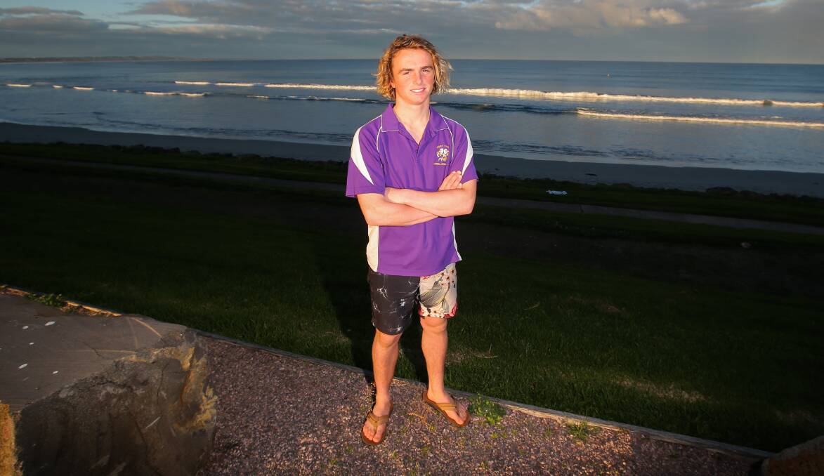 HOME SWEET HOME: Port Fairy footballer Jimmy Conlan is a home-grown talent. He will return for his sixth senior game of the season on the preliminary final stage. Picture: Morgan Hancock