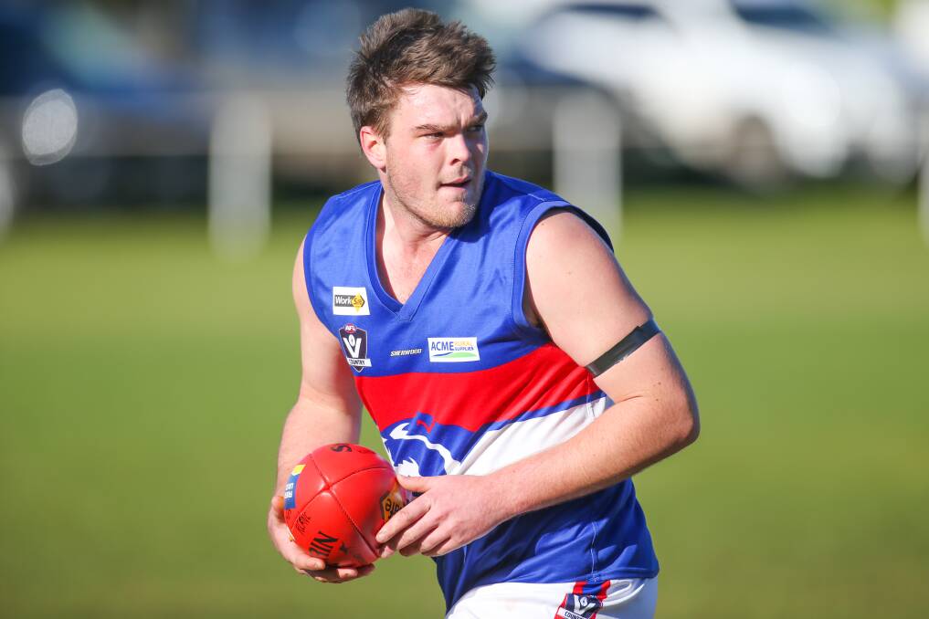 Right to go: Panmure centre half-forward and ruckman Sam Melican will make a long-awaited return on Saturday against Allansford. Picture: Morgan Hancock