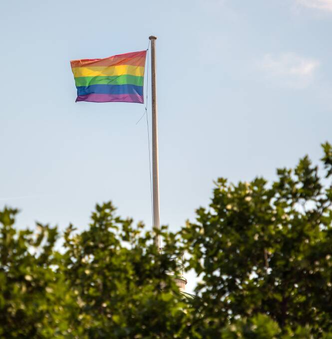 The pride flag could be flying in Warrnambool. Picture: Getty Images