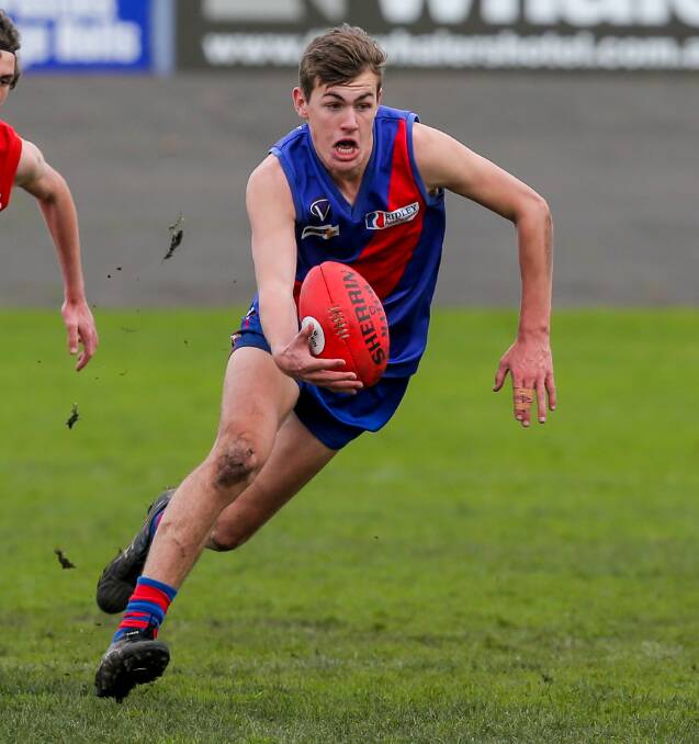 STEPPING STONE: Terang Mortlake coach Michael Sargeant hopes teenager Isaac Wareham (pictured) will use his exposure at Hampden senior level to press for TAC Cup games with GWV Rebels. Picture: Rob Gunstone
