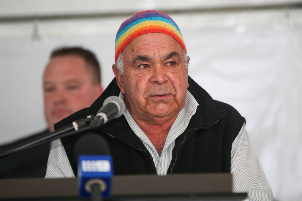 Elder: Lenny Clarke sits in on Koori Court hearings as an Elder. He says a music studio would get kids out of the justice system. Picture: Morgan Hancock