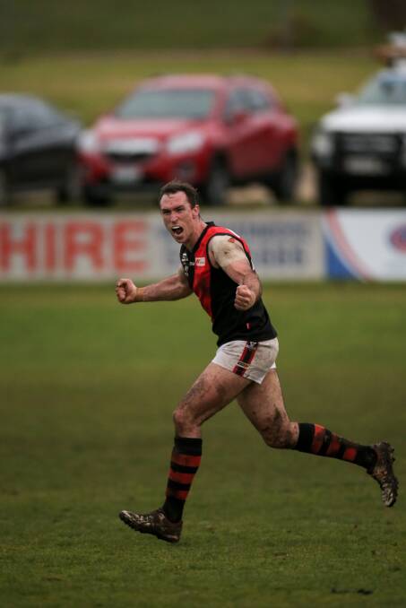 Big recruit: Former Cobden coach and star ruckman Levi Dare said he was excited to join the Hamilton Kangaroos for the 2019 Hampden league season. Picture: Rob Gunstone