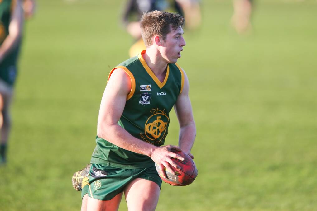 Big inclusion: Old Collegians' Ben Rantall has overcome a knee injury to be picked for Saturday's preliminary final. Picture: Morgan Hancock