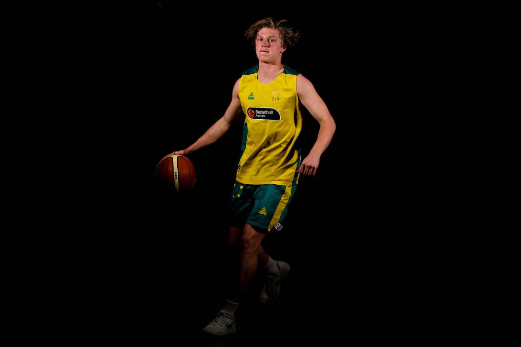 AUSSIE PRIDE: Jay Rantall wore the green and gold for Australia as a junior basketballer. Picture: Morgan Hancock