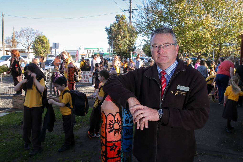 Warrnambool Primary School principal Peter Auchettl said the ban will let kids get back to being kids. Picture: Rob Gunstone