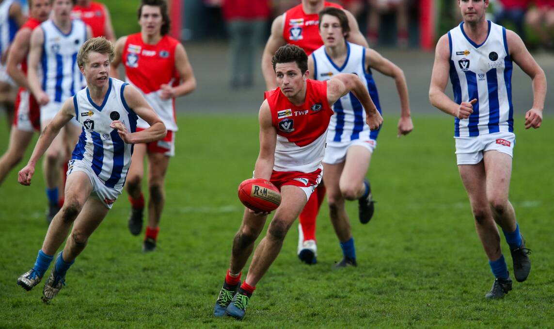 Bound for the VFL: South Warrnambool's Paddy Anderson has won a spot in Box Hill's training squad. Picture: Morgan Hancock