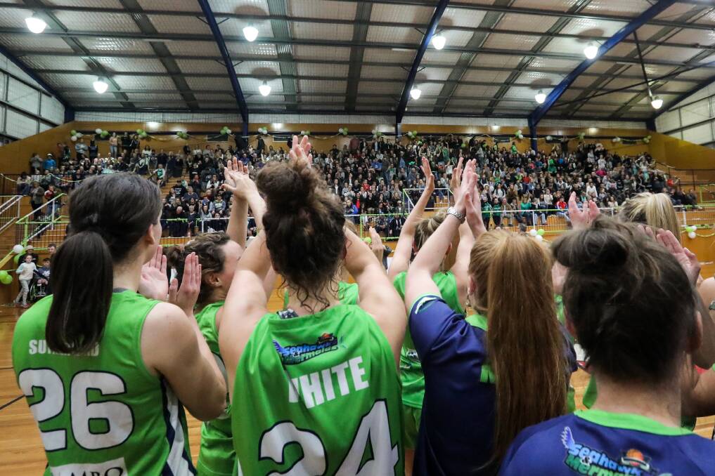 THANK YOU: Warrnambool Mermaids appreciate the support the south-west community has given them since their return to the Big V competition. Picture: Rob Gunstone