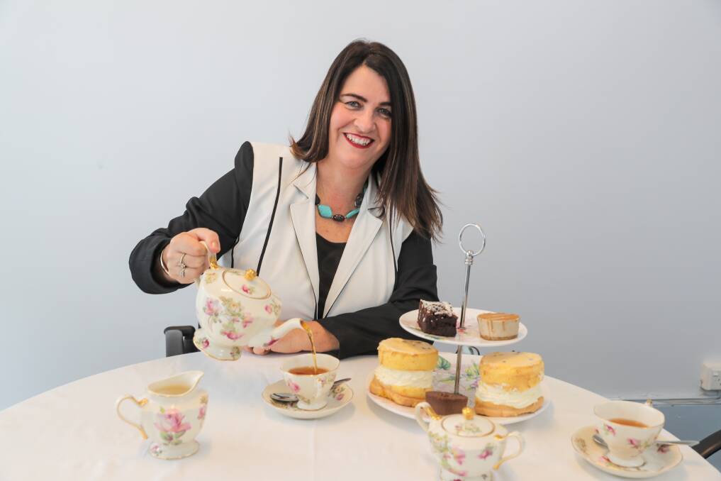 YUM: South West Coast MP Roma Britnell is selling raffle tickets for a high tea at Parliament House to raise funds for The Lookout. Picture: Rob Gunstone