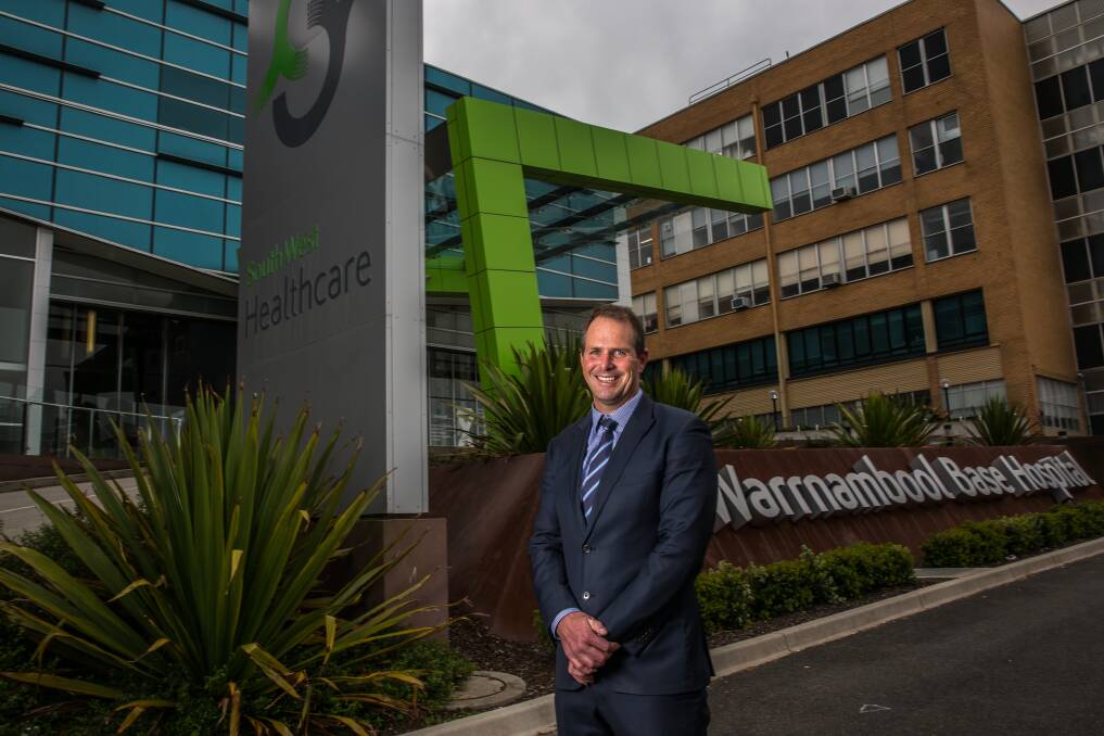 PROUD: South West Healthcare CEO Craig Fraser has praised his staff for the way it's handled the cyber hack.
