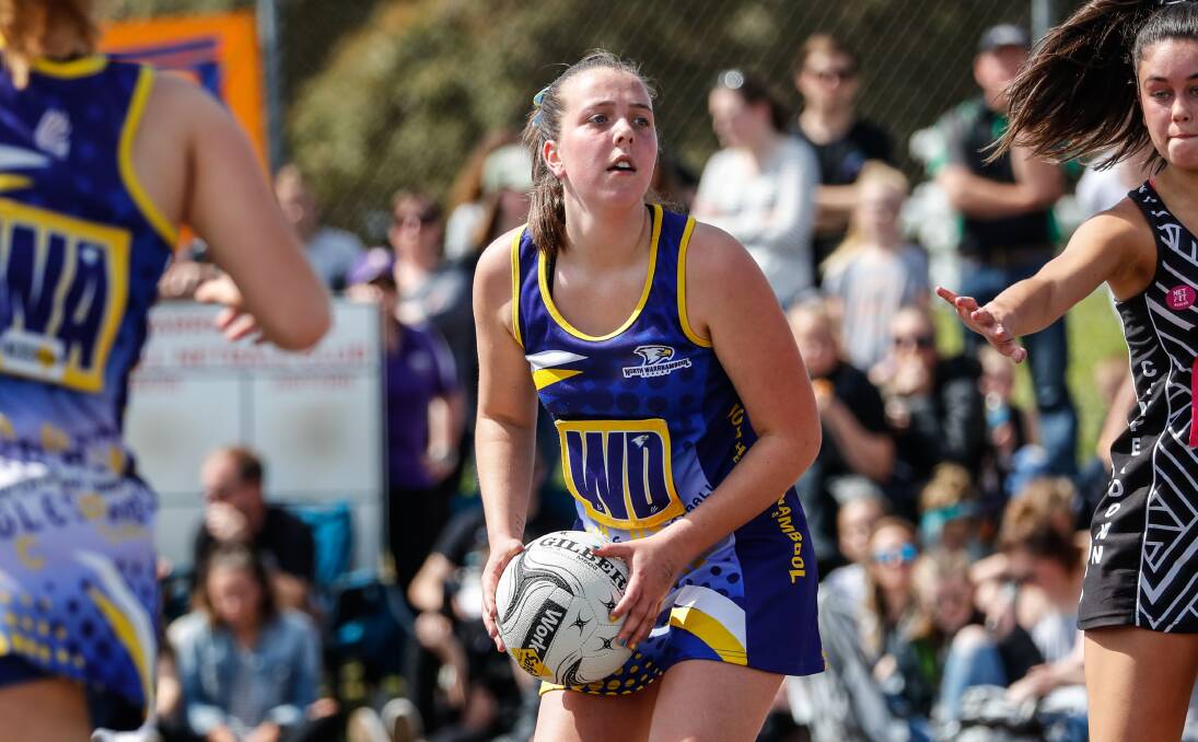 STRONG AS ONE: North Warrnambool Eagles Maggie Kellett says a player bond is the key to the Eagles' surge up the ladder. Picture: Christine Ansorge