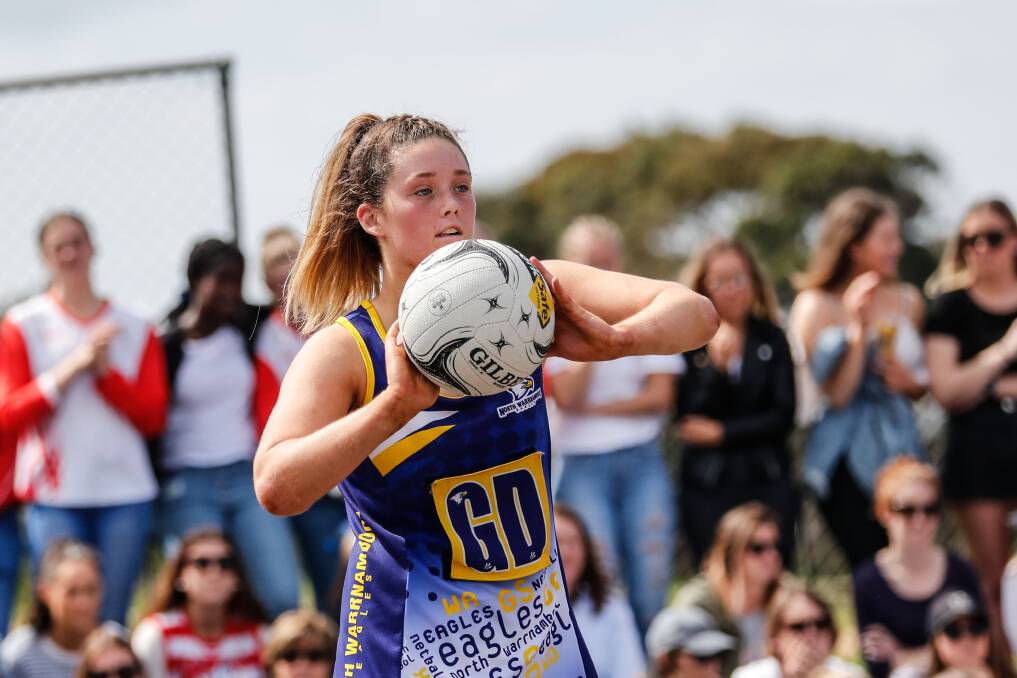 EARNING HER HALO: Multi-talented teenager Molly McKinnon will cross to Koroit Saints from North Warrnambool Eagles for the 2018 Hampden league season. Picture: Christine Ansorge