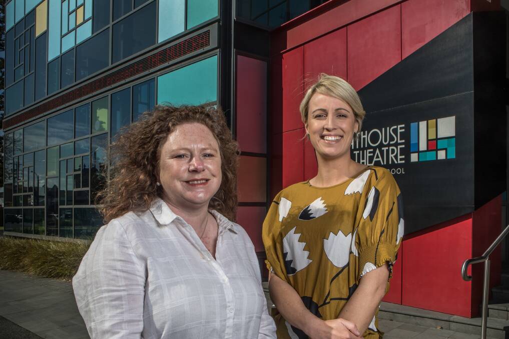 CHECK IT OUT: Warrnambool City Council mayor Kylie Gaston and event organiser Lauren Orero ahead of the Local Government Women's Association conference . Picture: Christine Ansorge