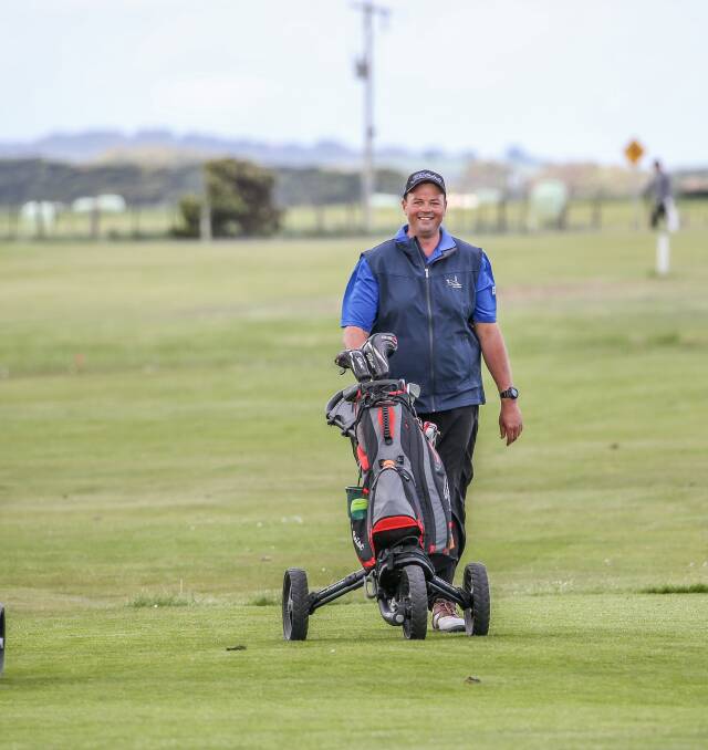 HAPPY: Kevin Longmore is enjoying his golf again and it's starting to pay off for the Port Fairy golfer. Picture: Christine Ansorge