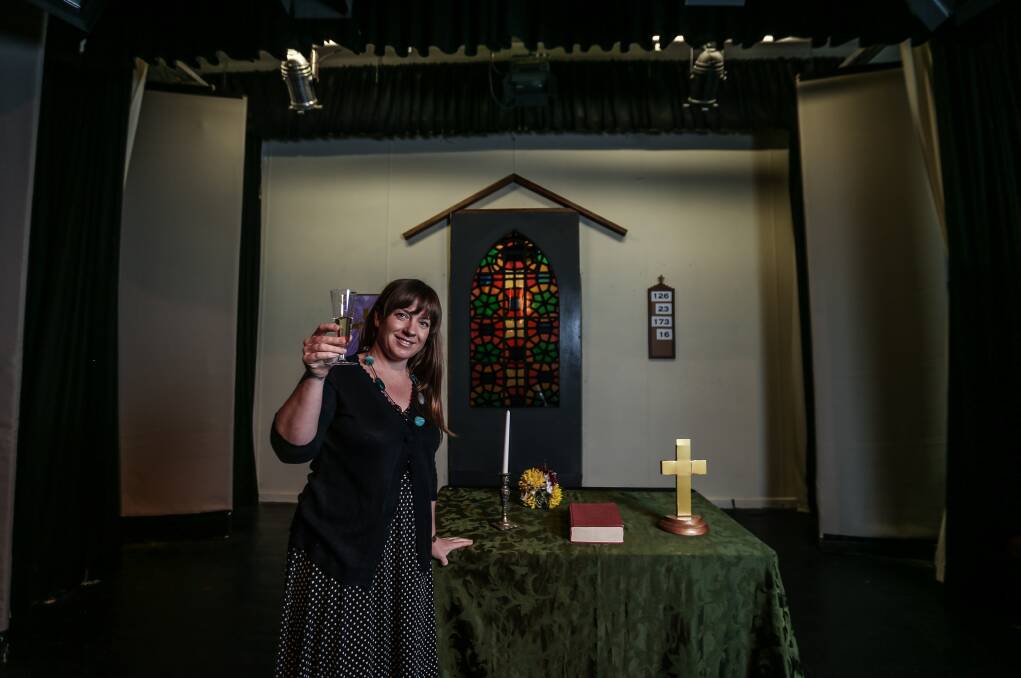 READY: Port Fairy Theatre Group's Vicar of Dibley director Lisa Graham is excited about the upcoming play to be held at the Lecture Hall in Port Fairy. Picture: Christine Ansorge