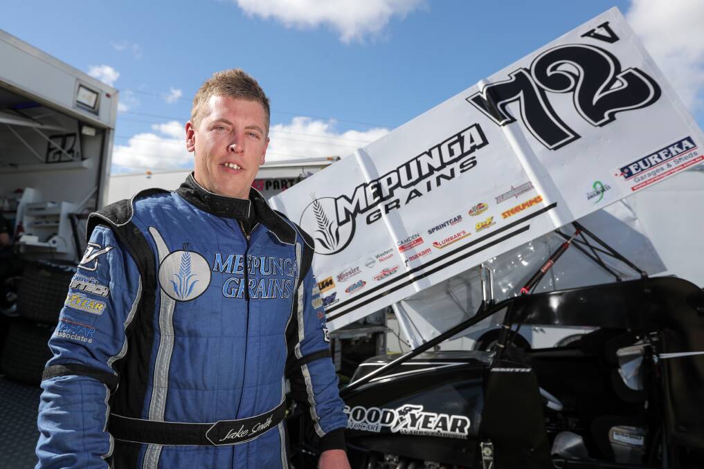 WORK AND PLAY: Allansford's Jake Smith drives a sprintcar for fun and a truck for a living. Picture: Rob Gunstone
