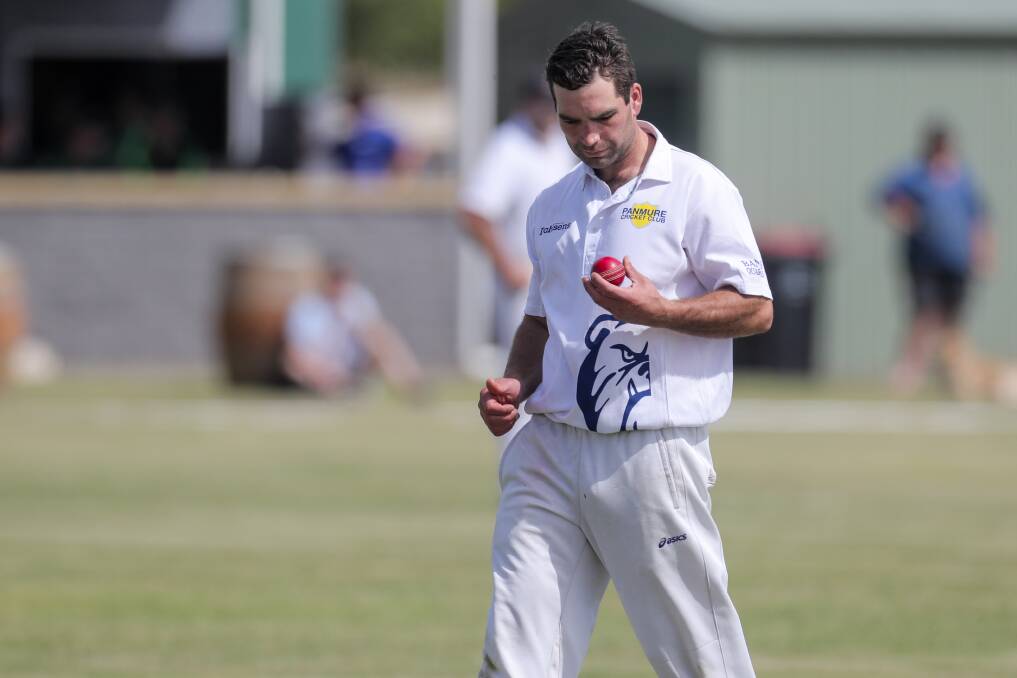 In form: Panmure's Tom Wright took a five-wicket haul on Saturday against Grassmere. Picture: Rob Gunstone