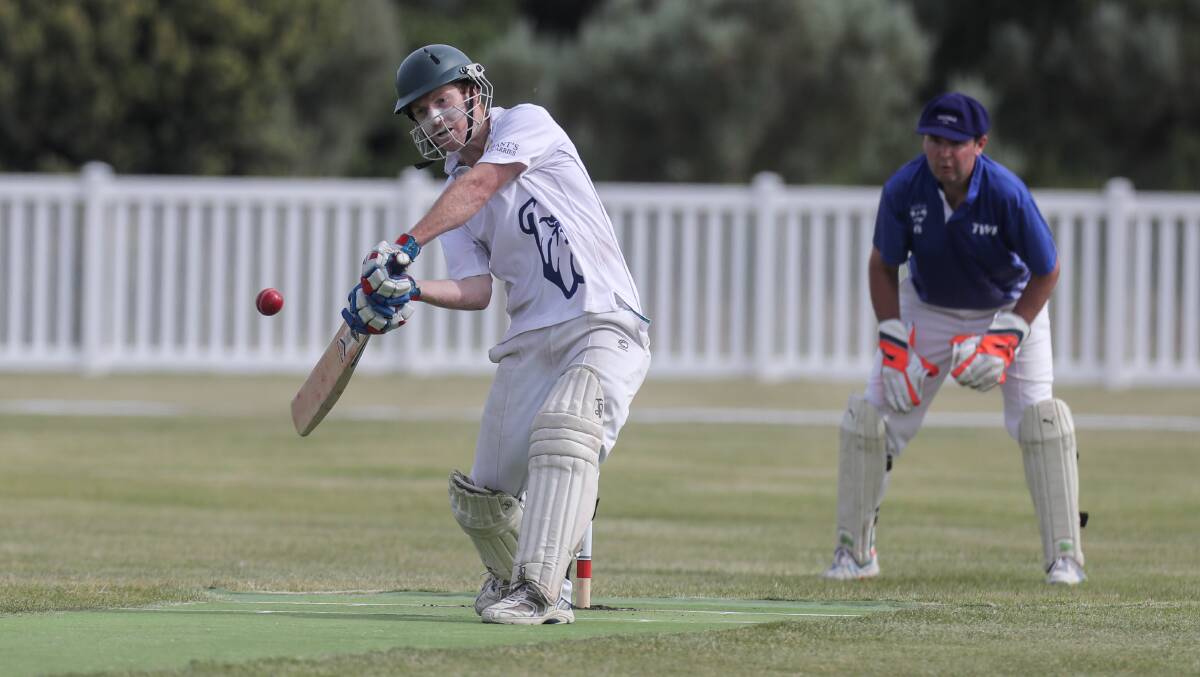 TOP SHOT: Panmure batter Paddy Mahony features in the GCA team of the week after making 65 on Saturday. Picture: Rob Gunstone