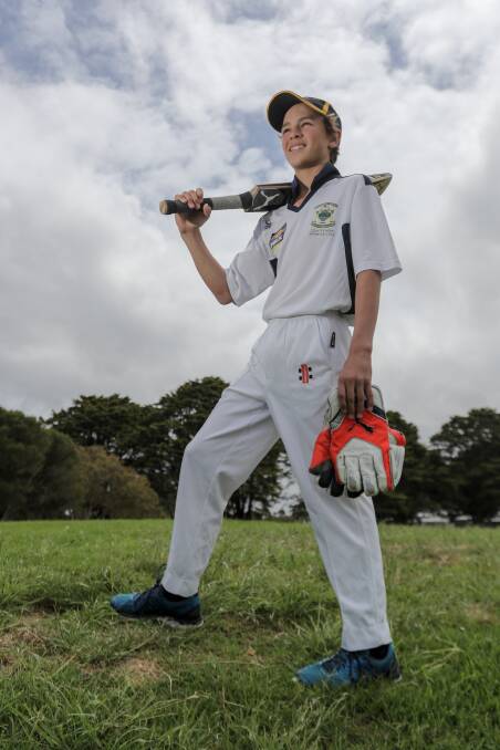 TOP LINE: East Warrnambool's Luke WIlson has been selected to play for the Warrnambool under 17s country week cricket team. Picture: Rob Gunstone