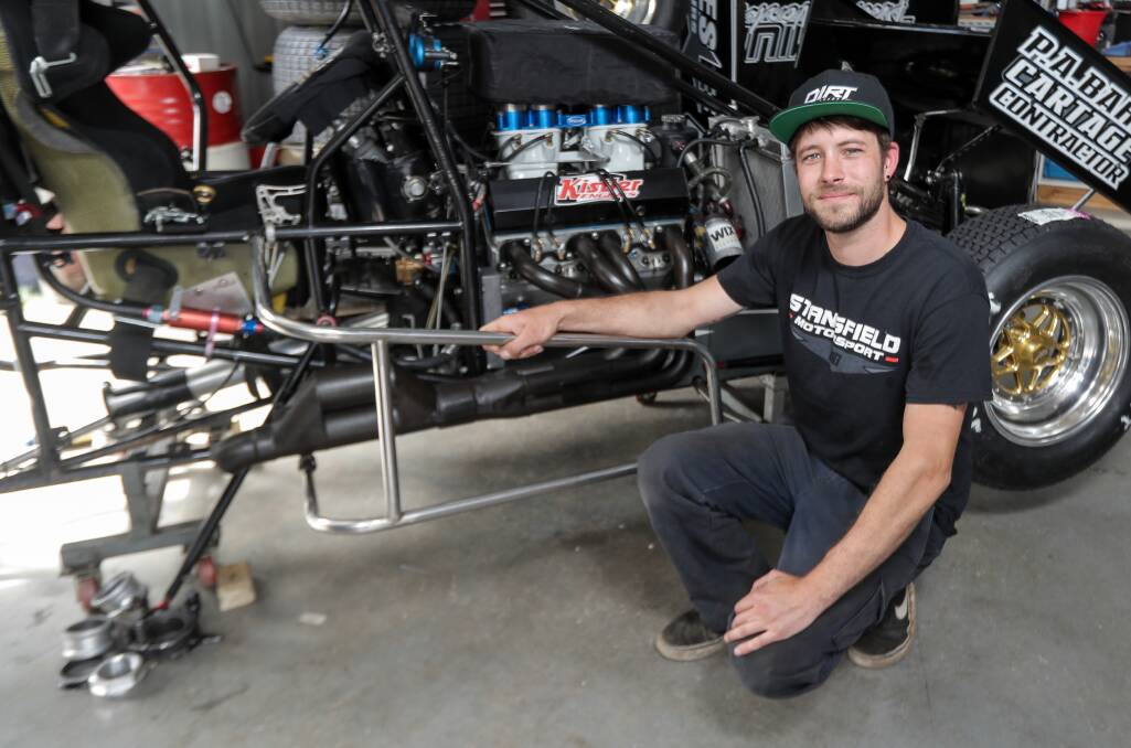 BIG DREAMS: Bushfield driver Grant Stansfield is gearing up for a jam-packed season of racing. Picture: Rob Gunstone