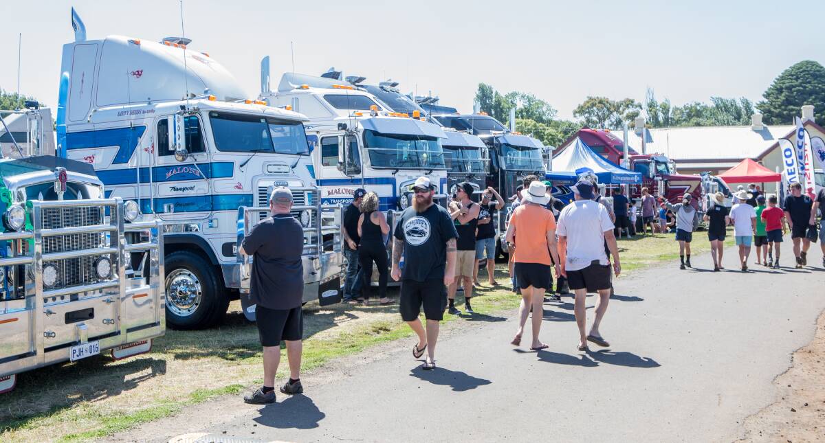 Trucking on: The Koroit Truck Show chalks up 10 years on Saturday at Victoria Park. Picture: Christine Ansorge