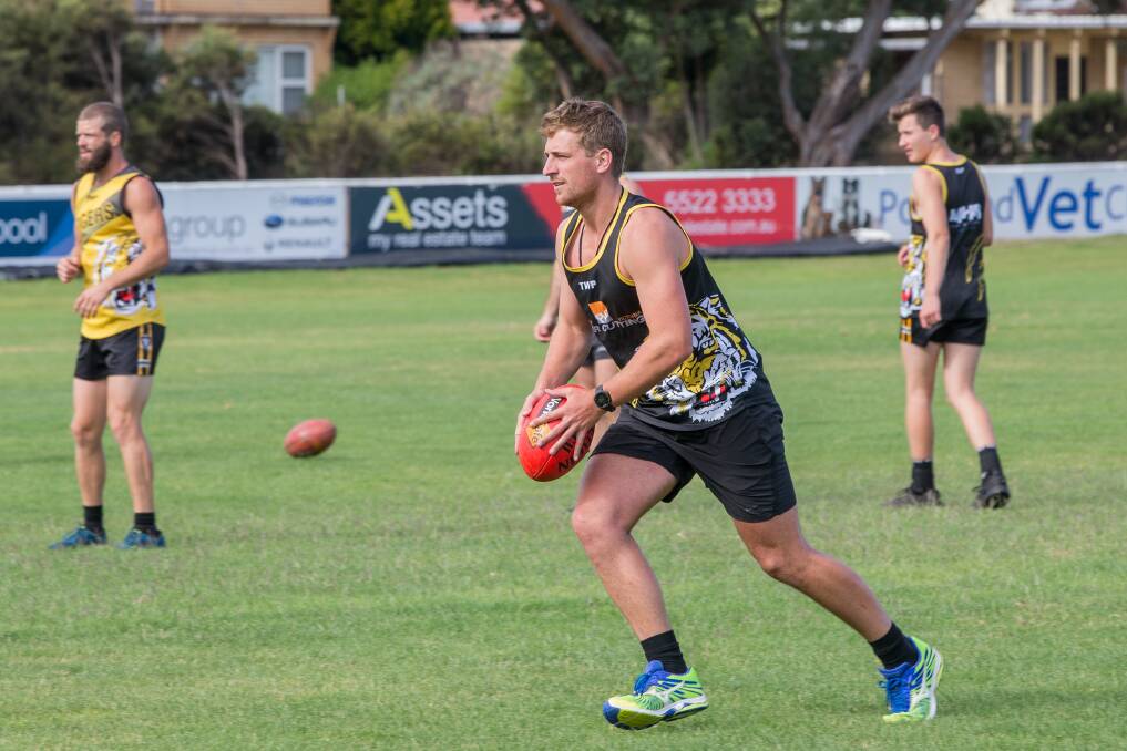 MIDFIELD BOOST: Portland recruit Tom Sharp will play a key role for the Tigers in 2018. He has spent time at VFL club Footscray. Picture: Christine Ansorge