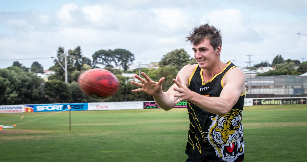 FIT AND FIRING: Portland footballer Ben Malcolm is expected to regain his spot in the Tigers' best 21 in 2019. Picture: Christine Ansorge