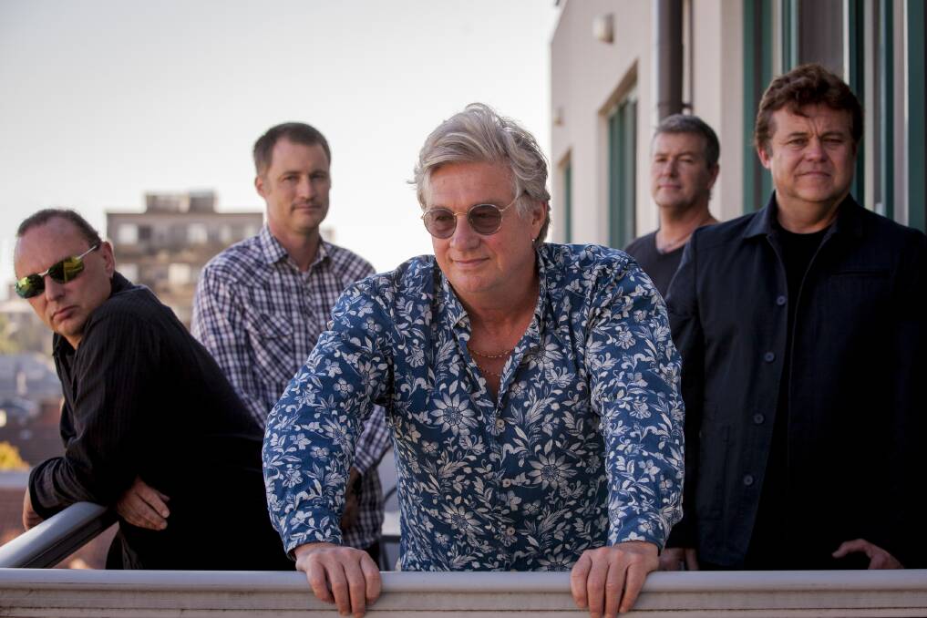 PRIMED: Mental As Anything are on their way to the Port Fairy Folk Festival. Greedy Smith (front) said the band is keen for their Port Fairy debut. 