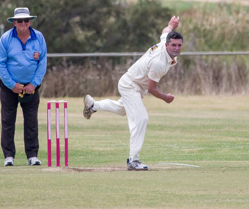 GOOD KNOCK: Allansford's Ben Boyd will line up against his old club, Russells Creek, in Saturday's Warrnambool and District Cricket Association grand final. Picture: Christine Ansorge