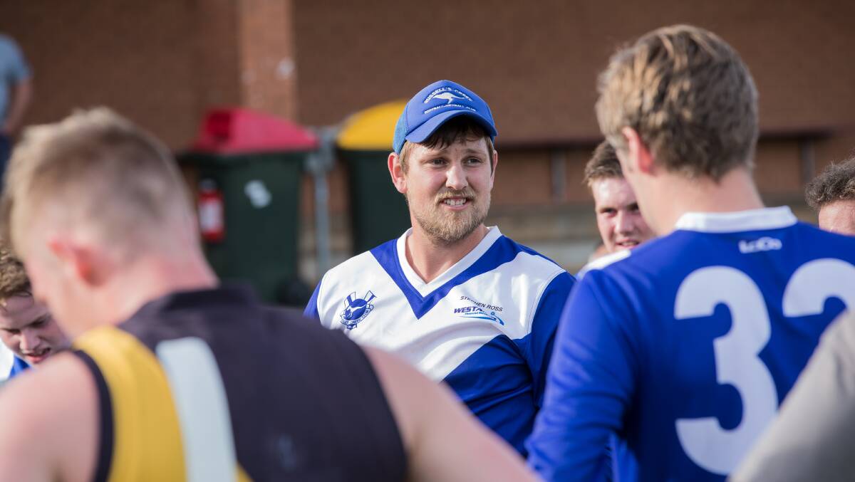 STAR POWER: Former Russells Creek playing-coach Heath Moloney is back from Darwin to play his fifth game of the year against Merrivale this Saturday. Picture: Christine Ansorge