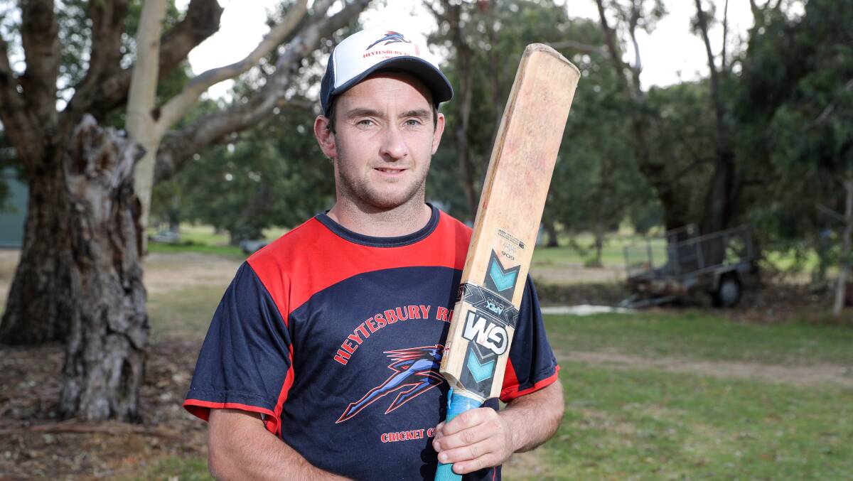 DEBUTANT: Heytesbury's Tom Hunt will join five other players making their first Melbourne country week apperances for the South West Cricket Association. Picture: Rob Gunstone